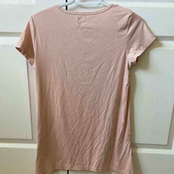 (3/$25) Pink and grey roots kids xxl age 13-14 tshirt euc - Picture 2 of 3